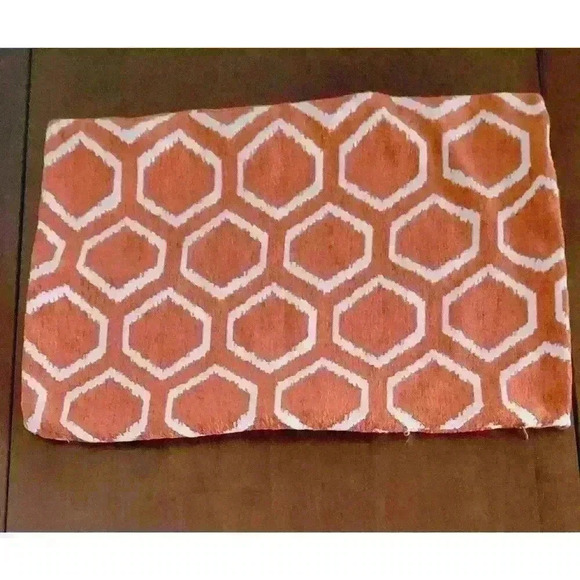 Vintage- Rust Geometric Pillow COVER - Picture 1 of 2